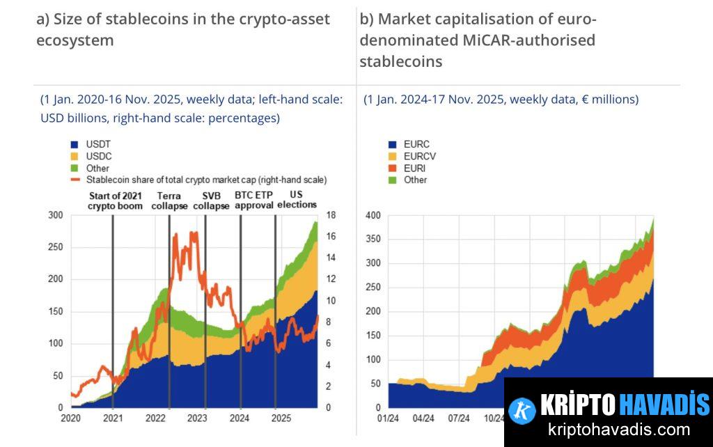 Stablecoin Piyasasının Büyüklüğü ve Yoğunlaşma