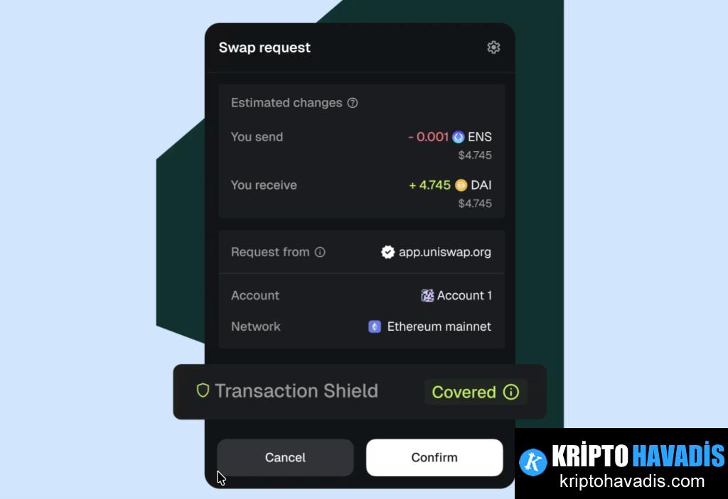 MetaMask’in Transaction Shield: Güvenlik Sözleşmesi ve Koşulları Yeniden Yorumlandı