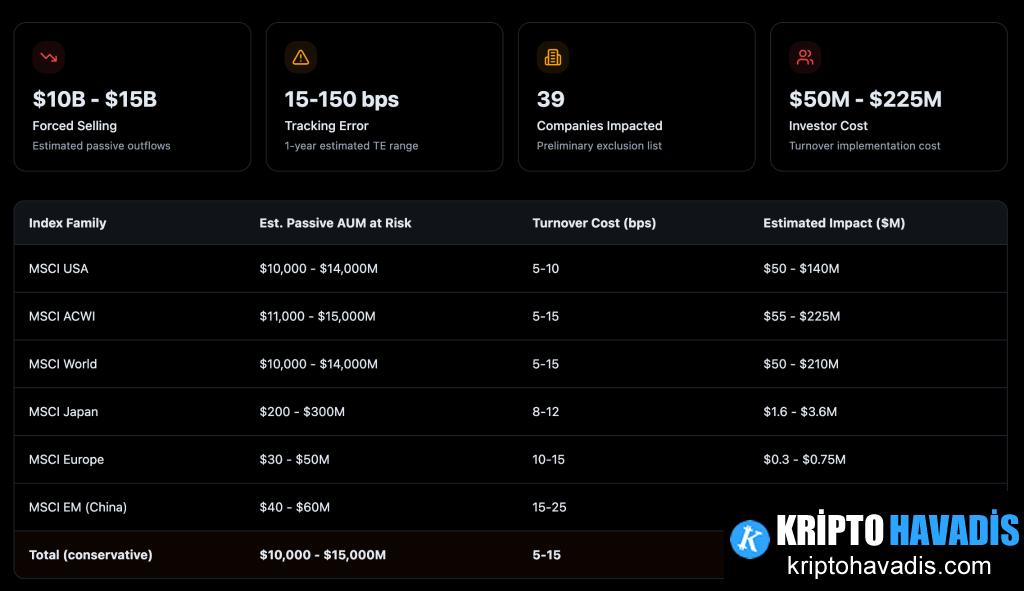 MSCI’nin Dijital Varlık Treasurya Şirketlerini Kapsamayla İlgili Değerlendirmesi: Endüstri Tepkileri ve Piyasa Etkileri